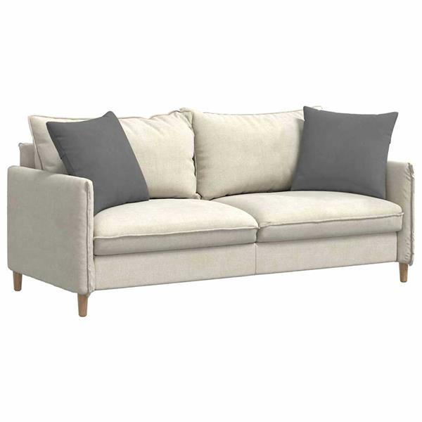Grote foto vidaxl sofa kussens 2 pcs donkergrijs 50 x 50 cm stof huis en inrichting woningdecoratie