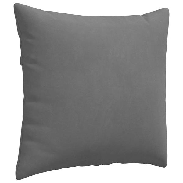 Grote foto vidaxl sofa kussens 2 pcs donkergrijs 50 x 50 cm stof huis en inrichting woningdecoratie