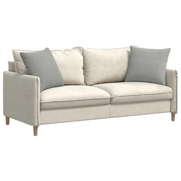 Grote foto vidaxl sofa kussens 2 pcs lichtgrijs 50 x 50 cm stof huis en inrichting woningdecoratie