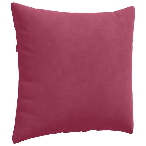 Grote foto vidaxl sofa kussens 2 pcs wijnrood 50 x 50 cm katoen stof huis en inrichting woningdecoratie