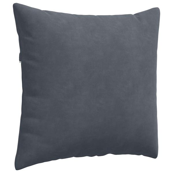 Grote foto vidaxl sofa kussens 2 pcs donkergrijs 50 x 50 cm katoen stof huis en inrichting woningdecoratie