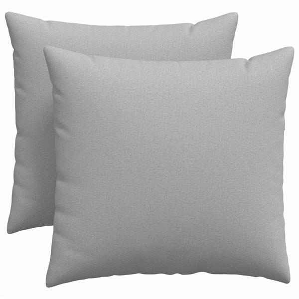 Grote foto vidaxl sofa kussens 2 pcs grijs 50 x 50 cm stof huis en inrichting woningdecoratie