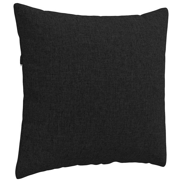 Grote foto vidaxl sofa kussens 2 pcs zwart 50 x 50 cm stof huis en inrichting woningdecoratie