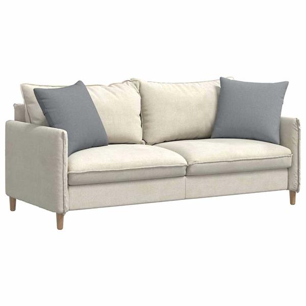 Grote foto vidaxl sofa kussens 2 pcs lichtgrijs 50 x 50 cm stof huis en inrichting woningdecoratie