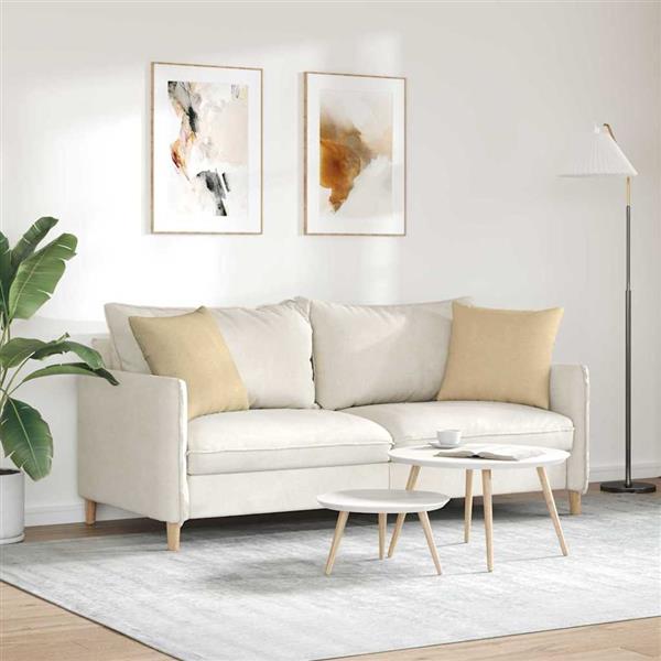 Grote foto vidaxl sofa kussens 2 pcs grijs groen 45 x 45 cm katoen stof huis en inrichting woningdecoratie