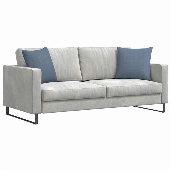 Grote foto vidaxl sofa kussens 2 pcs blauw 45 x 45 cm katoen stof huis en inrichting woningdecoratie