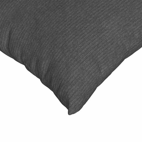 Grote foto vidaxl sofa kussens 2 pcs donkergrijs 45 x 45 cm katoen stof huis en inrichting woningdecoratie