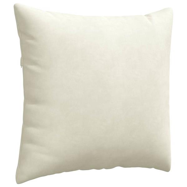 Grote foto vidaxl sofa kussens 2 pcs cr me 45 x 45 cm katoen stof huis en inrichting woningdecoratie