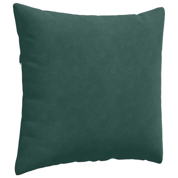Grote foto vidaxl sofa kussens 2 pcs donkergroen 45 x 45 cm katoen stof huis en inrichting woningdecoratie