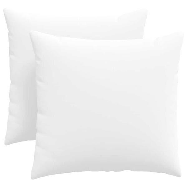 Grote foto vidaxl sofa kussens 2 pcs wit 45 x 45 cm stof huis en inrichting woningdecoratie