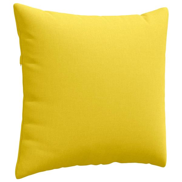 Grote foto vidaxl sofa kussens 2 pcs lichtgeel 45 x 45 cm stof huis en inrichting woningdecoratie