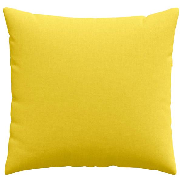Grote foto vidaxl sofa kussens 2 pcs lichtgeel 45 x 45 cm stof huis en inrichting woningdecoratie