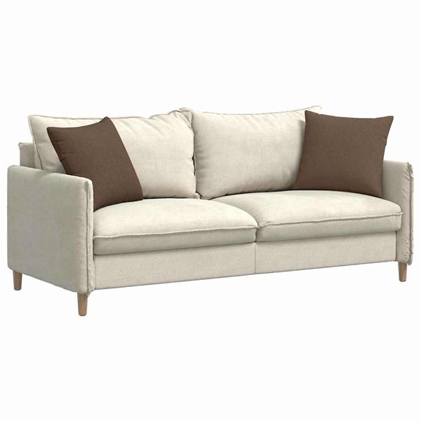 Grote foto vidaxl sofa kussens 2 pcs bruin 45 x 45 cm stof huis en inrichting woningdecoratie