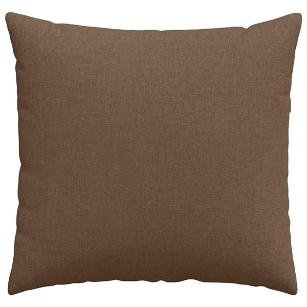 Grote foto vidaxl sofa kussens 2 pcs bruin 45 x 45 cm stof huis en inrichting woningdecoratie