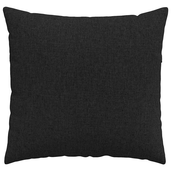 Grote foto vidaxl sofa kussens 2 pcs zwart 45 x 45 cm stof huis en inrichting woningdecoratie