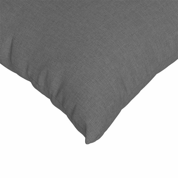 Grote foto vidaxl sofa kussens 2 pcs donkergrijs 45 x 45 cm stof huis en inrichting woningdecoratie