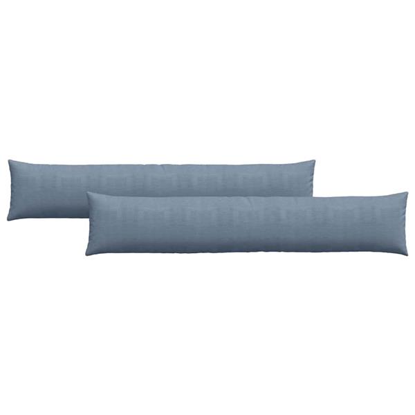 Grote foto vidaxl sofa kussens 2 pcs blauw 200 x 40 cm katoen stof huis en inrichting woningdecoratie