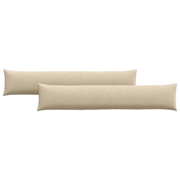 Grote foto vidaxl sofa kussens 2 pcs cr me 200 x 40 cm stof huis en inrichting woningdecoratie