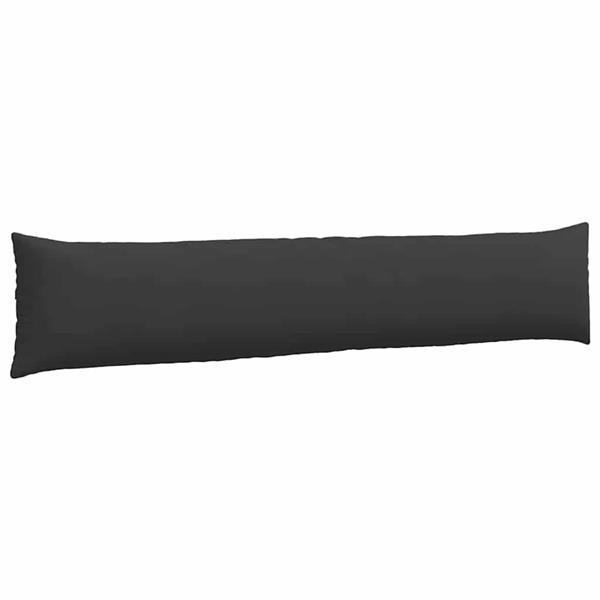 Grote foto vidaxl sofa kussens 2 pcs zwart 200 x 40 cm stof huis en inrichting woningdecoratie