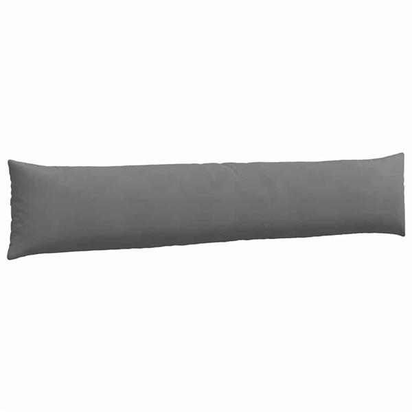 Grote foto vidaxl sofa kussens 2 pcs donkergrijs 200 x 40 cm stof huis en inrichting woningdecoratie