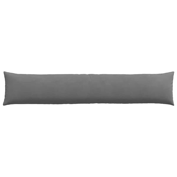 Grote foto vidaxl sofa kussens 2 pcs donkergrijs 200 x 40 cm stof huis en inrichting woningdecoratie