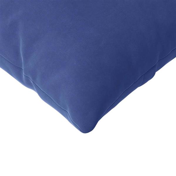 Grote foto vidaxl sofa kussens 2 pcs politieblauw 200 x 40 cm katoen stof huis en inrichting woningdecoratie