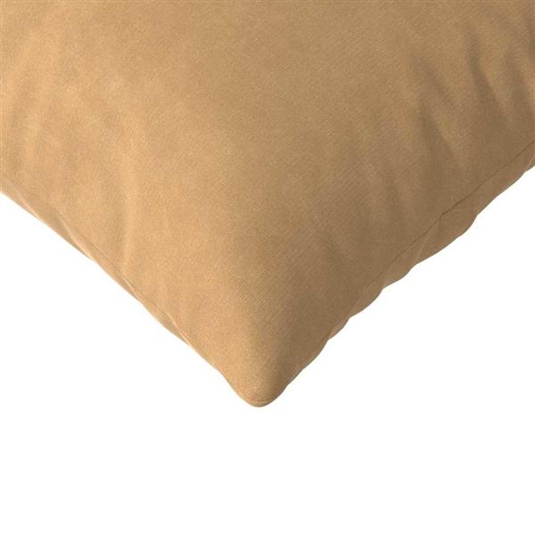 Grote foto vidaxl sofa kussens 2 pcs bruin 200 x 40 cm katoen stof huis en inrichting woningdecoratie