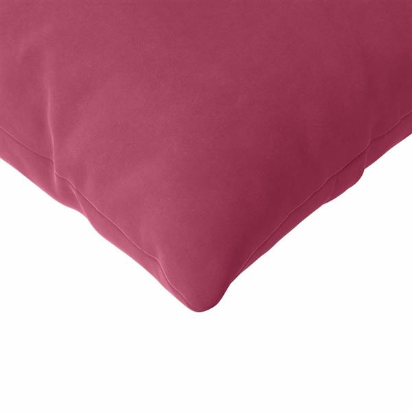 Grote foto vidaxl sofa kussens 2 pcs wijnrood 200 x 40 cm katoen stof huis en inrichting woningdecoratie