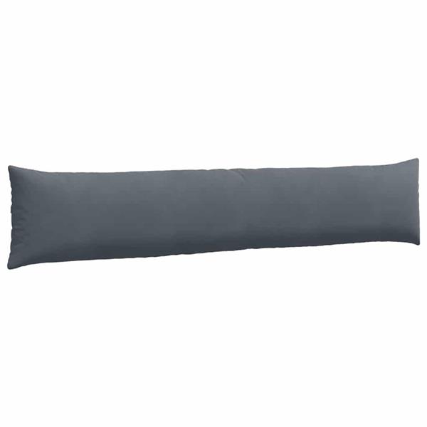 Grote foto vidaxl sofa kussens 2 pcs donkergrijs 200 x 40 cm katoen stof huis en inrichting woningdecoratie