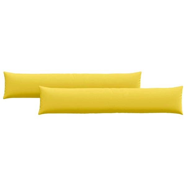 Grote foto vidaxl sofa kussens 2 pcs lichtgeel 200 x 40 cm stof huis en inrichting woningdecoratie