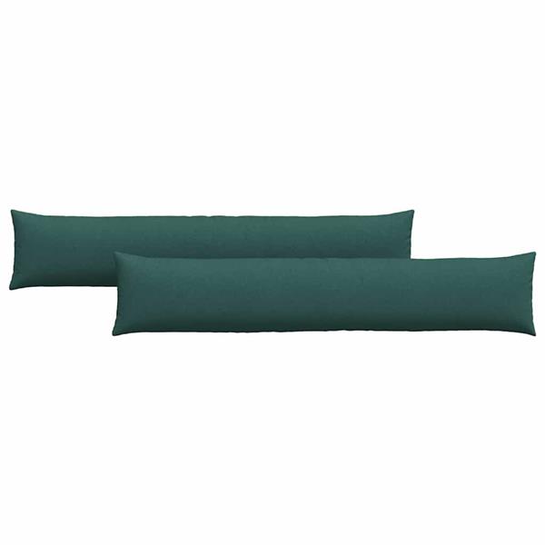 Grote foto vidaxl sofa kussens 2 pcs donkergroen 200 x 40 cm stof huis en inrichting woningdecoratie