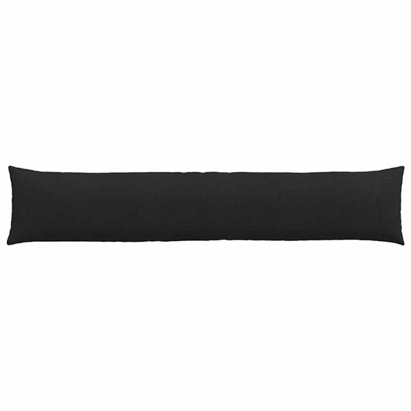 Grote foto vidaxl sofa kussens 2 pcs zwart 200 x 40 cm stof huis en inrichting woningdecoratie