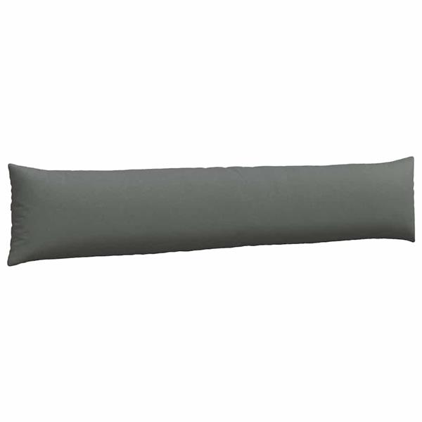 Grote foto vidaxl sofa kussens 2 pcs donkergrijs 200 x 40 cm stof huis en inrichting woningdecoratie