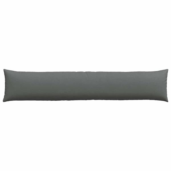 Grote foto vidaxl sofa kussens 2 pcs donkergrijs 200 x 40 cm stof huis en inrichting woningdecoratie