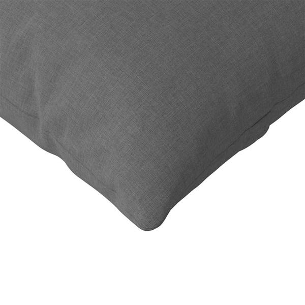 Grote foto vidaxl sofa kussens 2 pcs donkergrijs 200 x 40 cm stof huis en inrichting woningdecoratie