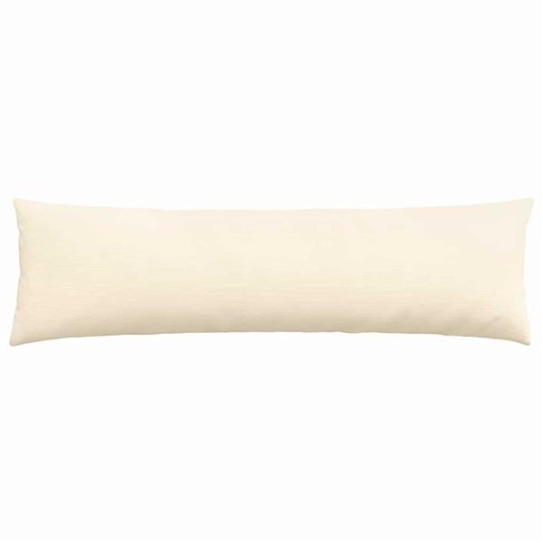 Grote foto vidaxl sofa kussens 2 pcs cr me 145 x 40 cm katoen stof huis en inrichting woningdecoratie