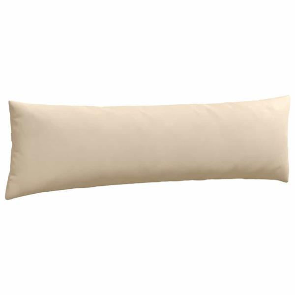 Grote foto vidaxl sofa kussens 2 pcs cr me 145 x 40 cm stof huis en inrichting woningdecoratie