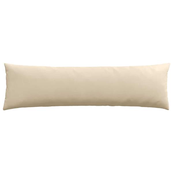 Grote foto vidaxl sofa kussens 2 pcs cr me 145 x 40 cm stof huis en inrichting woningdecoratie