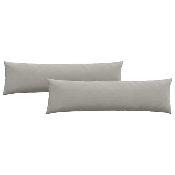 Grote foto vidaxl sofa kussens 2 pcs lichtgrijs 145 x 40 cm stof huis en inrichting woningdecoratie