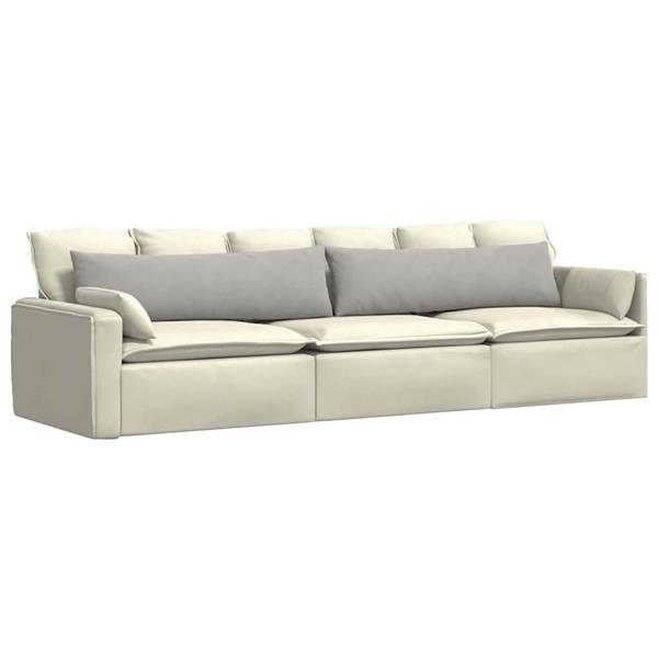 Grote foto vidaxl sofa kussens 2 pcs lichtgrijs 145 x 40 cm stof huis en inrichting woningdecoratie