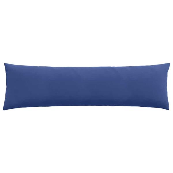 Grote foto vidaxl sofa kussens 2 pcs politieblauw 145 x 40 cm katoen stof huis en inrichting woningdecoratie