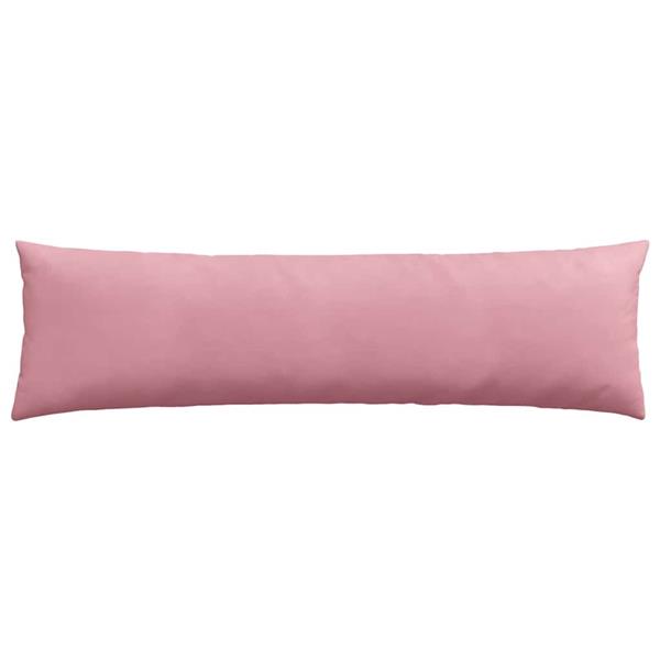 Grote foto vidaxl sofa kussens 2 pcs roze 145 x 40 cm katoen stof huis en inrichting woningdecoratie