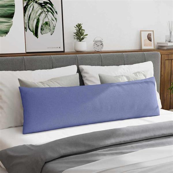 Grote foto vidaxl sofa kussens 2 pcs blauw 145 x 40 cm stof huis en inrichting woningdecoratie