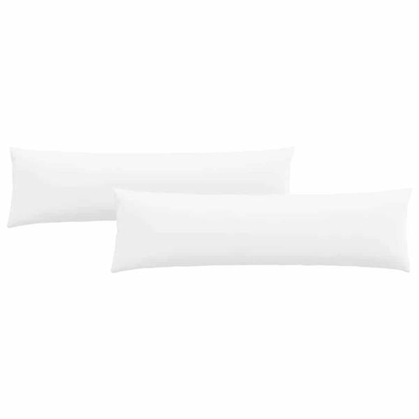 Grote foto vidaxl sofa kussens 2 pcs wit 145 x 40 cm stof huis en inrichting woningdecoratie