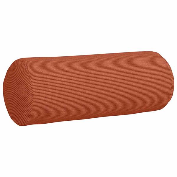 Grote foto vidaxl bolster kussens 2 pcs rood oranje 25 x 70 cm katoen stof huis en inrichting woningdecoratie