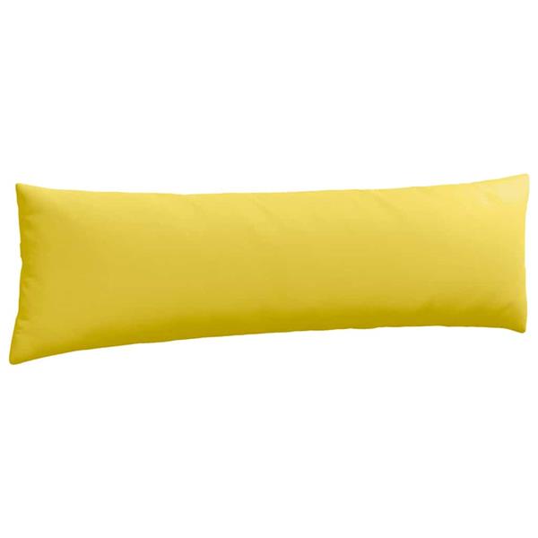 Grote foto vidaxl sofa kussens 2 pcs lichtgeel 145 x 40 cm stof huis en inrichting woningdecoratie