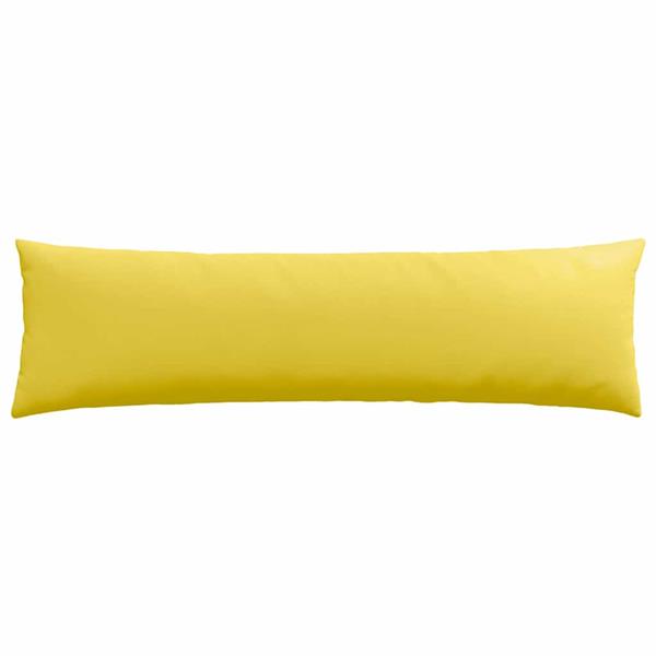 Grote foto vidaxl sofa kussens 2 pcs lichtgeel 145 x 40 cm stof huis en inrichting woningdecoratie