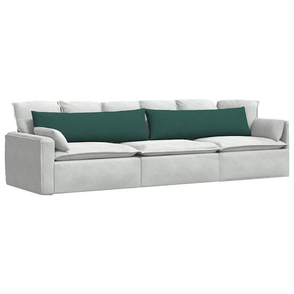 Grote foto vidaxl sofa kussens 2 pcs donkergroen 145 x 40 cm stof huis en inrichting woningdecoratie