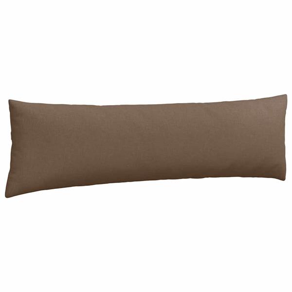 Grote foto vidaxl sofa kussens 2 pcs bruin 145 x 40 cm stof huis en inrichting woningdecoratie