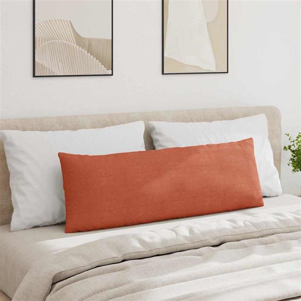 Grote foto vidaxl sofa kussens 2 pcs rood oranje 120 x 40 cm katoen stof huis en inrichting woningdecoratie